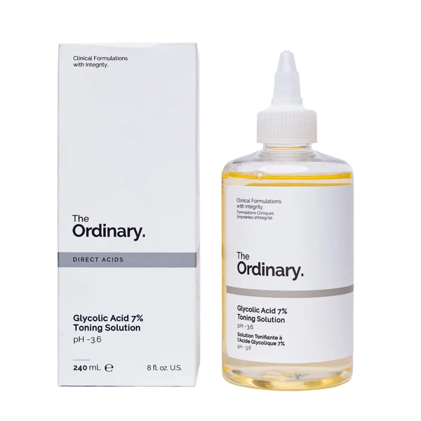 تونر لایه بردار گلیکولیک اسید اوردینری glycolic acid 7% حجم 240