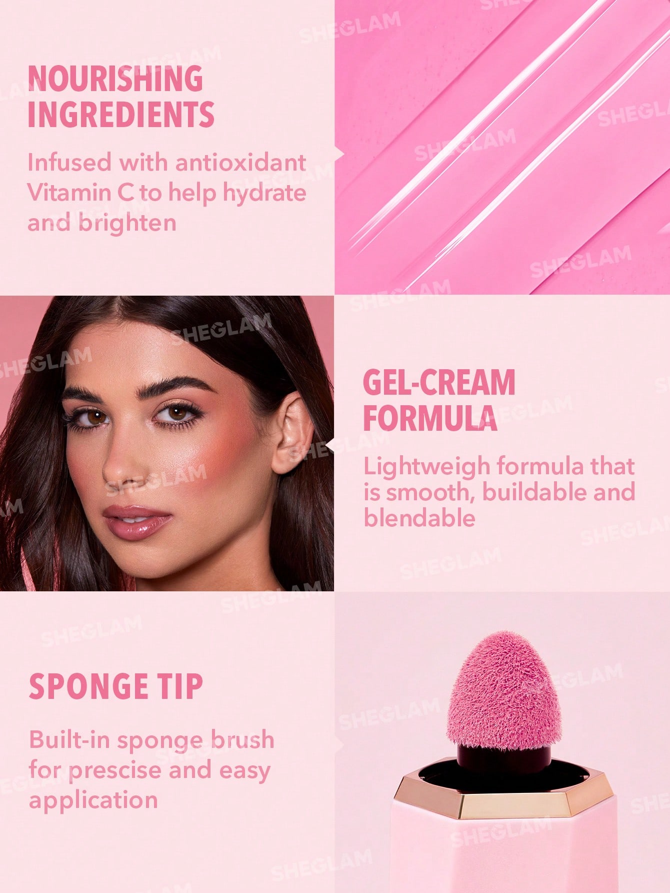 رژگونه مایع مات شیگلم COLOR BLOOM