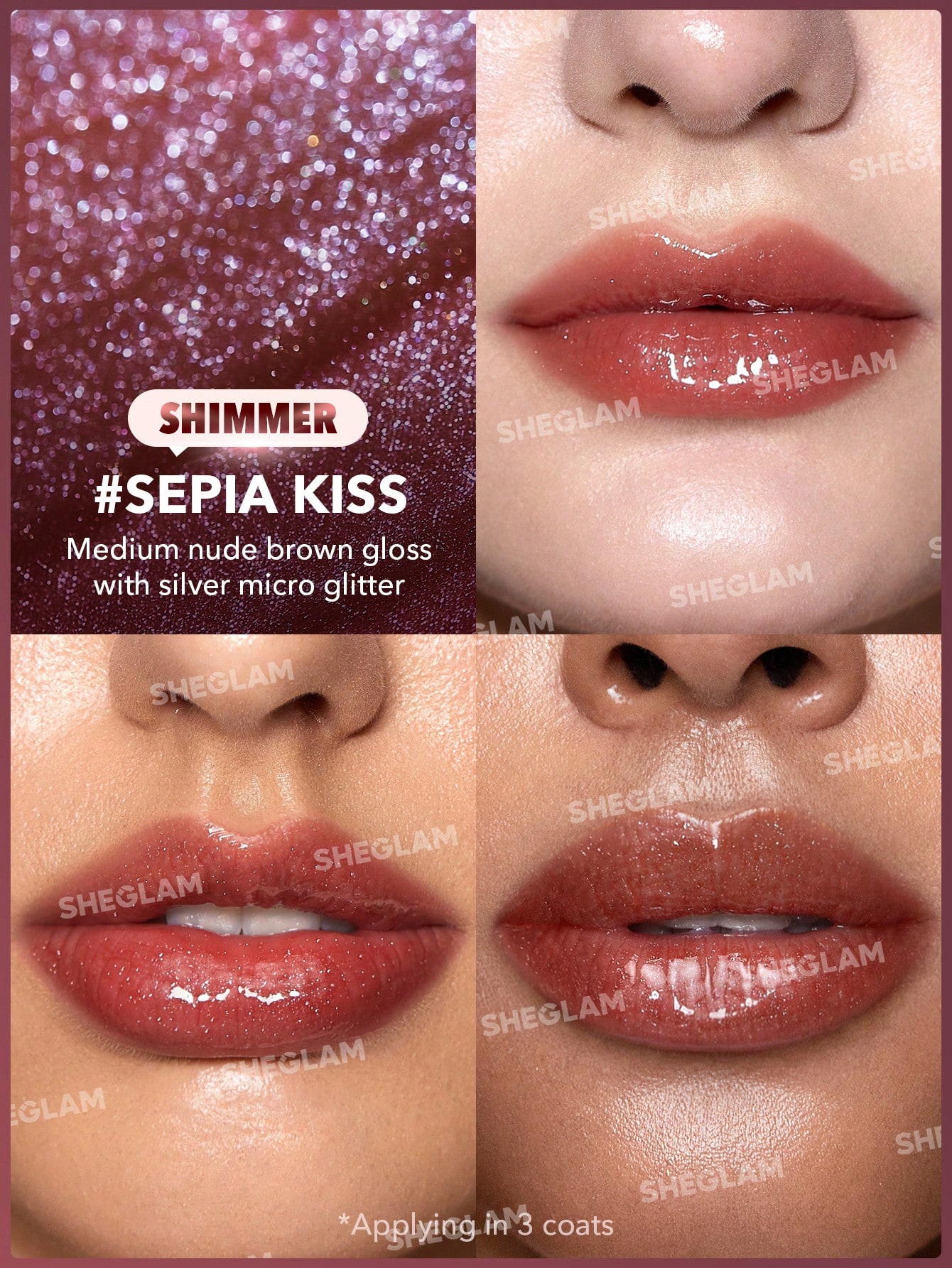 لیپ پلامپر اکلیلی شیگلم رنگ SEPIA KISS
