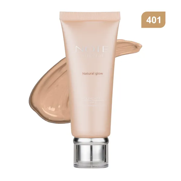 کرم پودر مینرال نوت natural glow n401 SPF15 حجم 30
