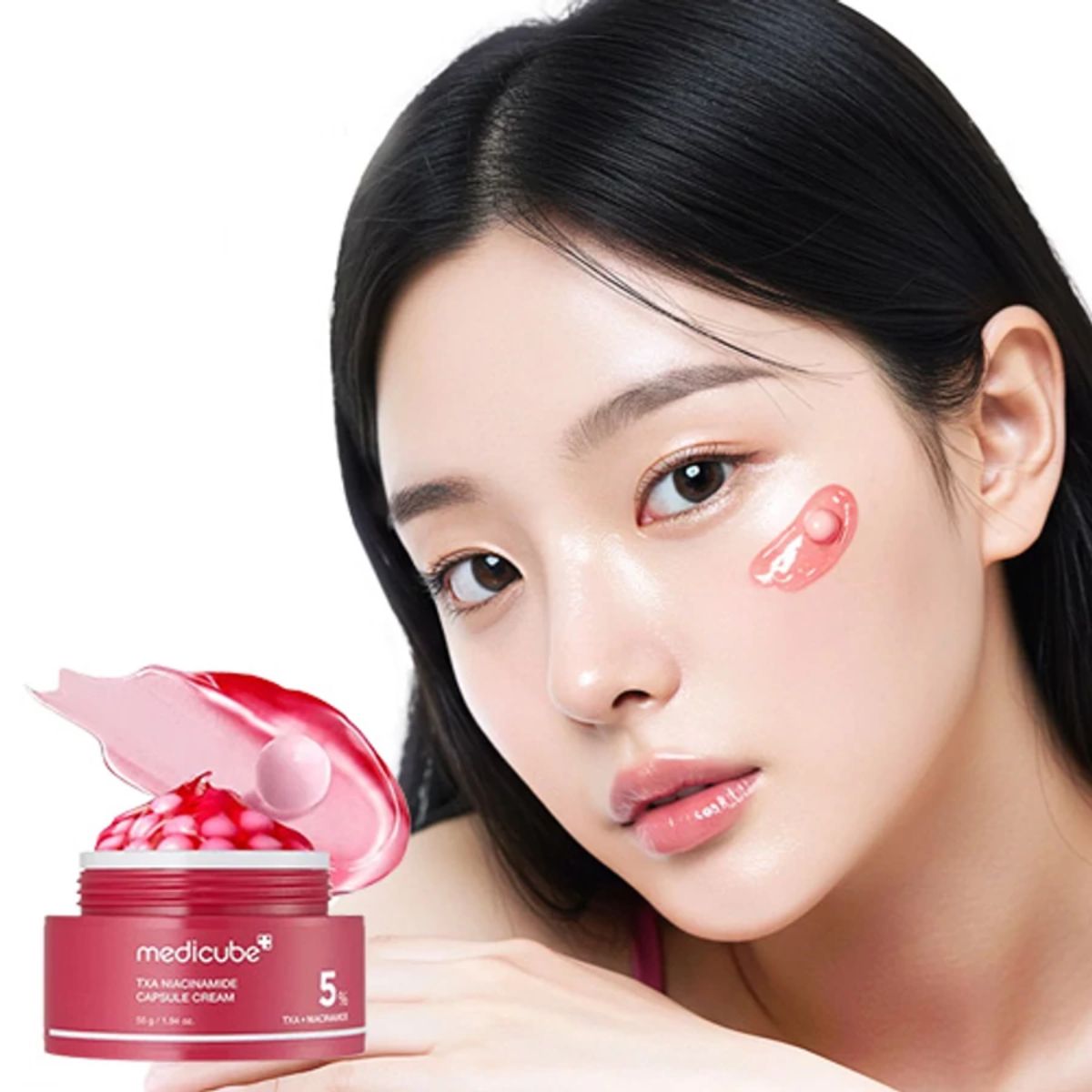 کرم کپسولی ضد لک مدی کیوب TXA + NIACINAMIDE 5% حجم 550