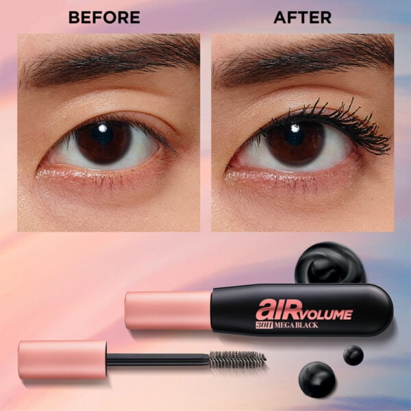 ریمل لورآل ۳۰ ساعته مشکی AIR VOLUME
