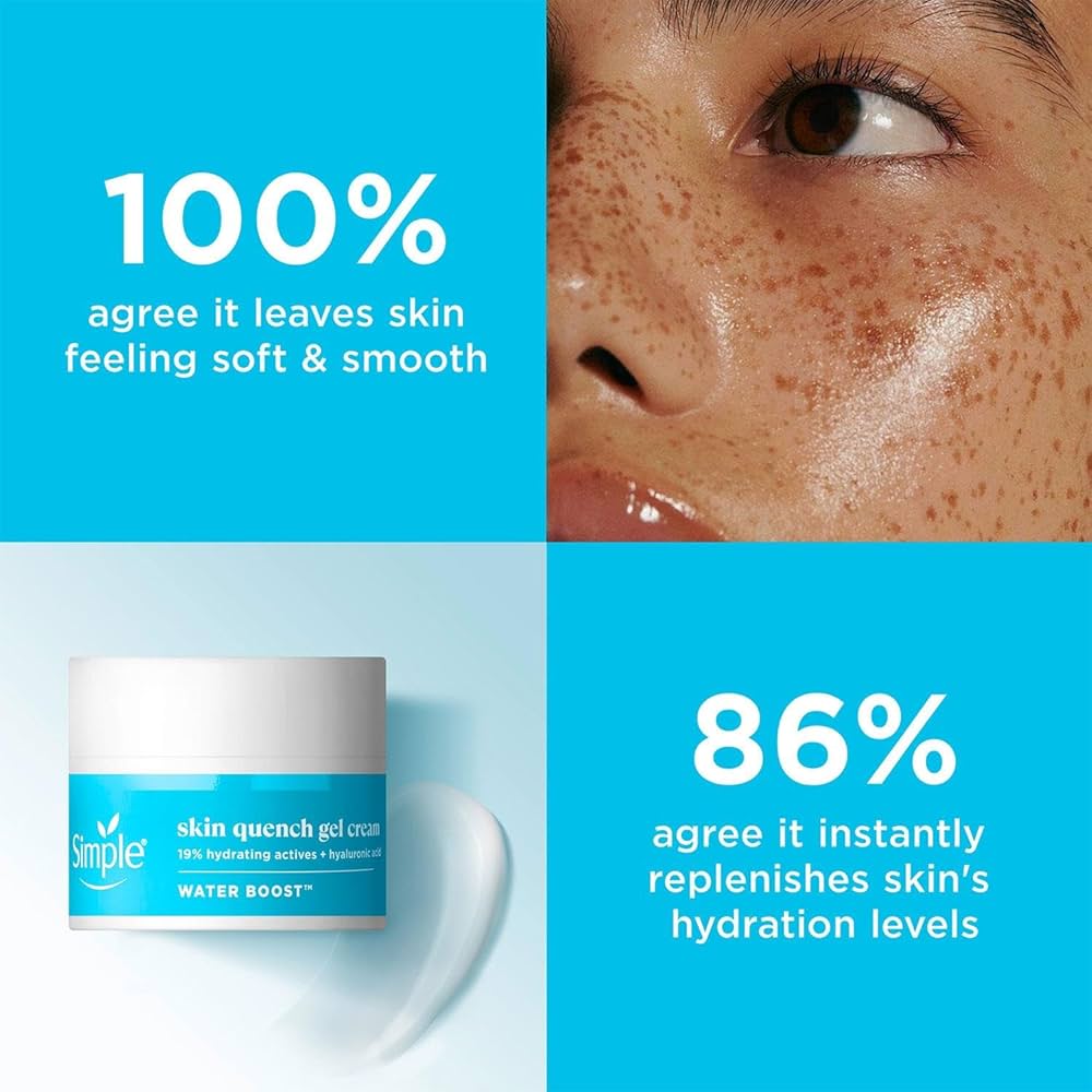 ژل کرم آبرسان 100 ساعته سیمپل skin quench حجم 50