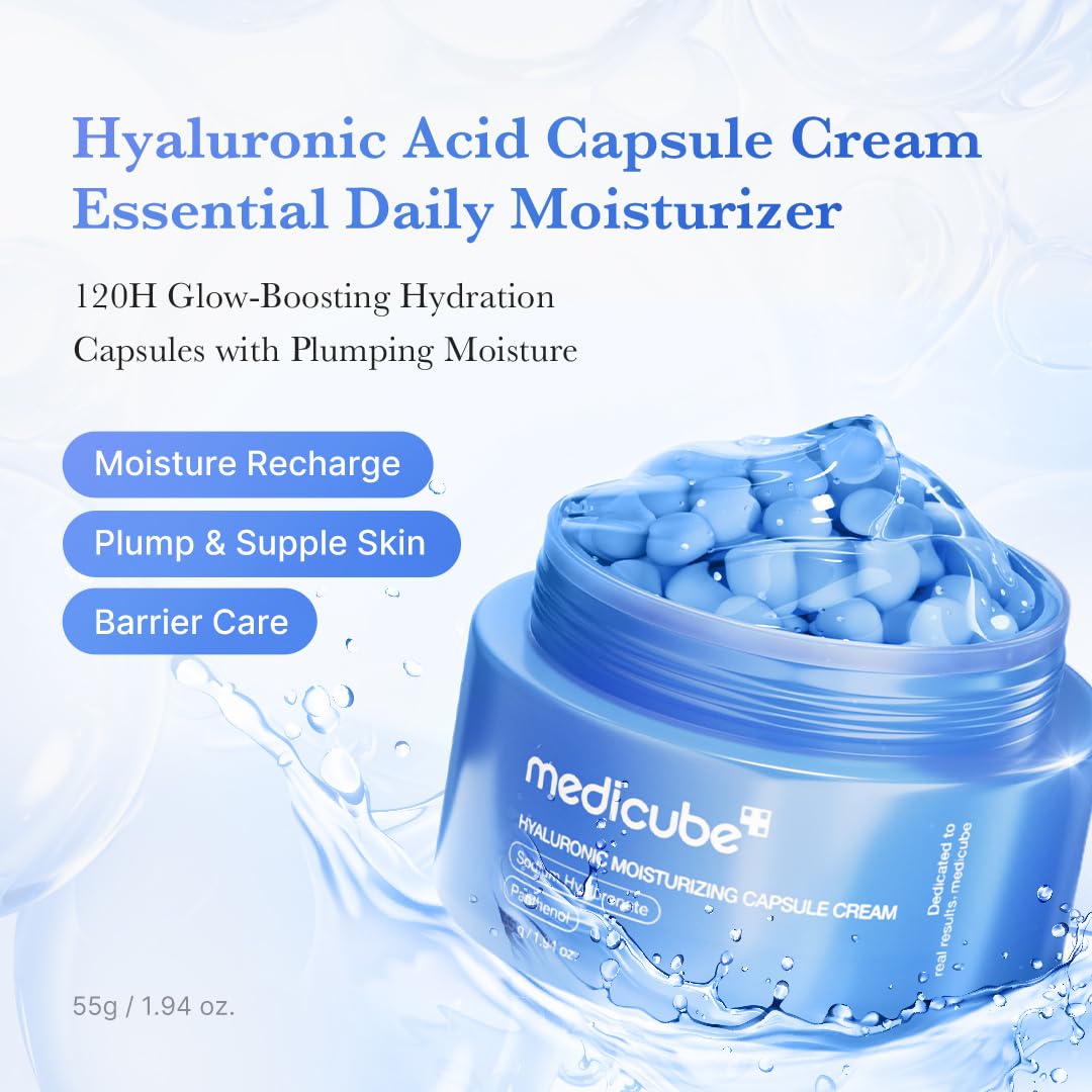 کرم کپسولی مدی کیوب Hyaluronic حجم 55