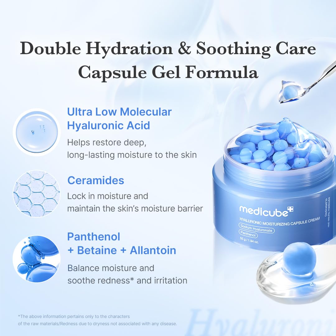 کرم کپسولی مدی کیوب Hyaluronic حجم 55