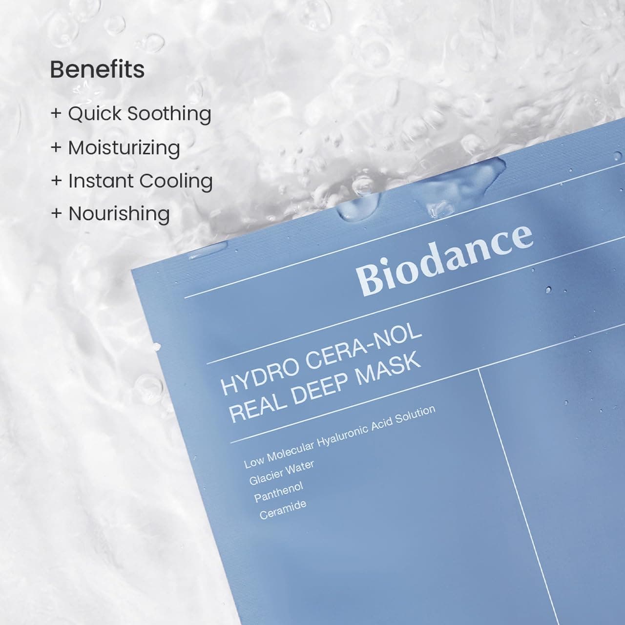 ماسک ورقه ای بایودنس hydro cera-nol
