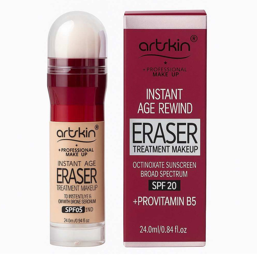 کرم پودر پد دار آرت اسکین ERASER 01 حجم 24