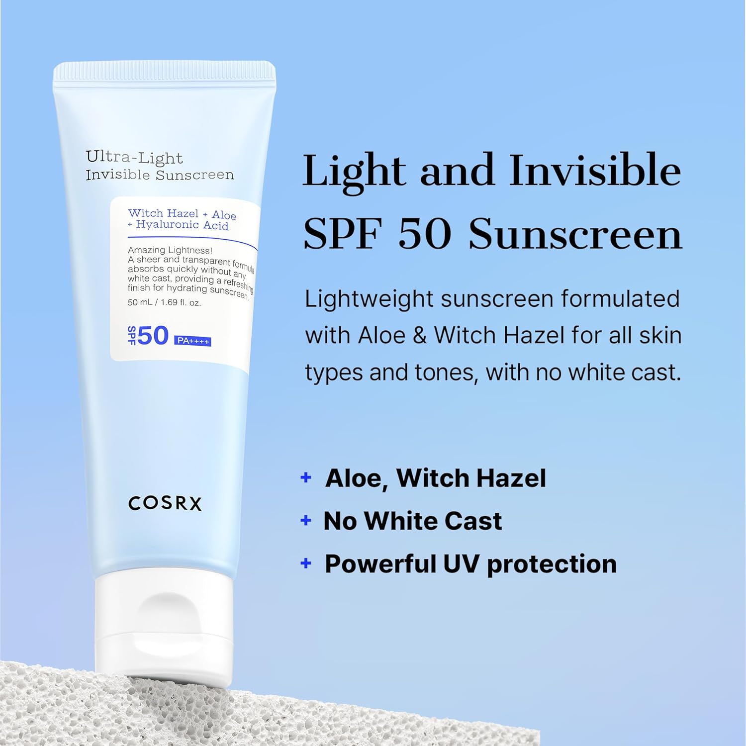 ضد آفتاب مرطوب کننده کوزارکس Ultra Light حجم 50