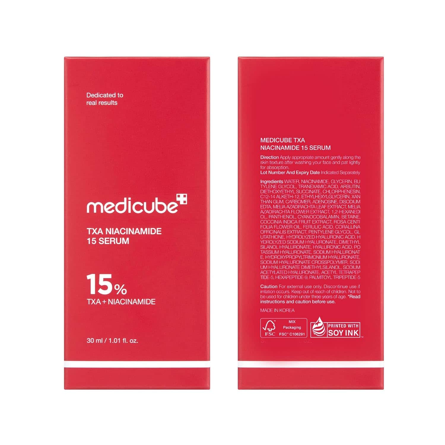 سرم ضد لک مدی کیوب TXA Niacinamide 15