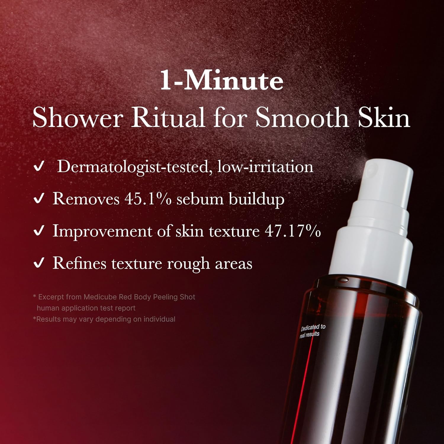 اسپری لایه بردار و ضدجوش بدن مدی کیوب Red Acne حجم 110