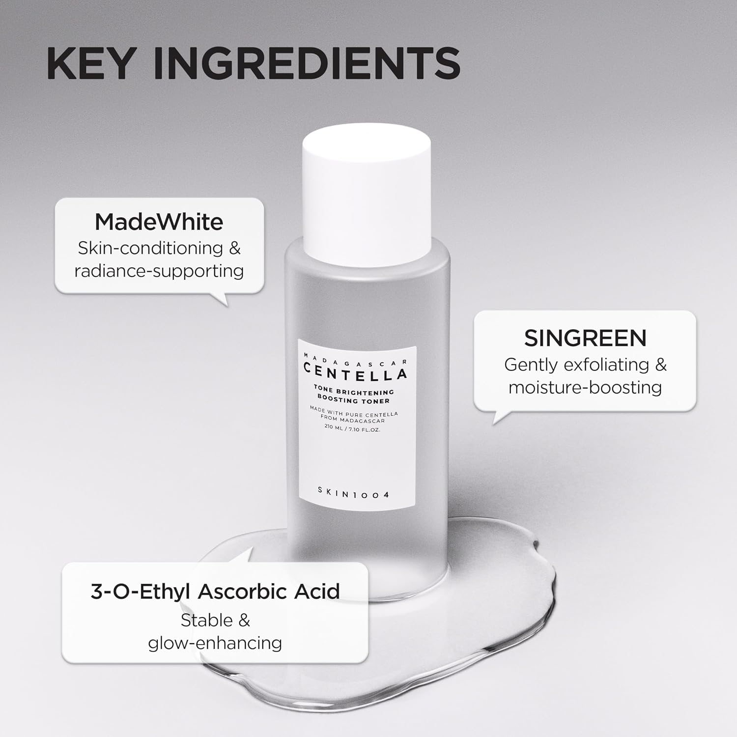 تونر روشن کننده ضدلک سنتلا boosting toner حجم 210
