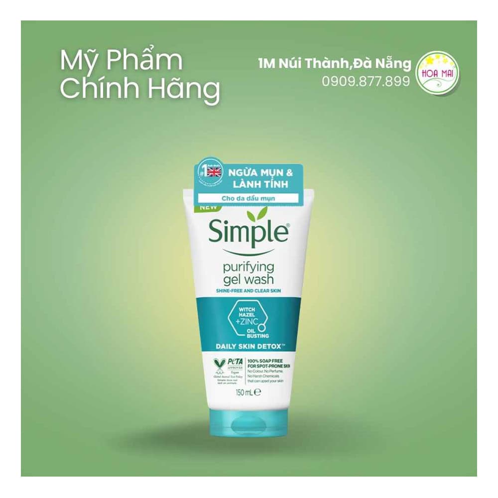 فیس واش پوست چرب سیمپل Daily Skin Detox