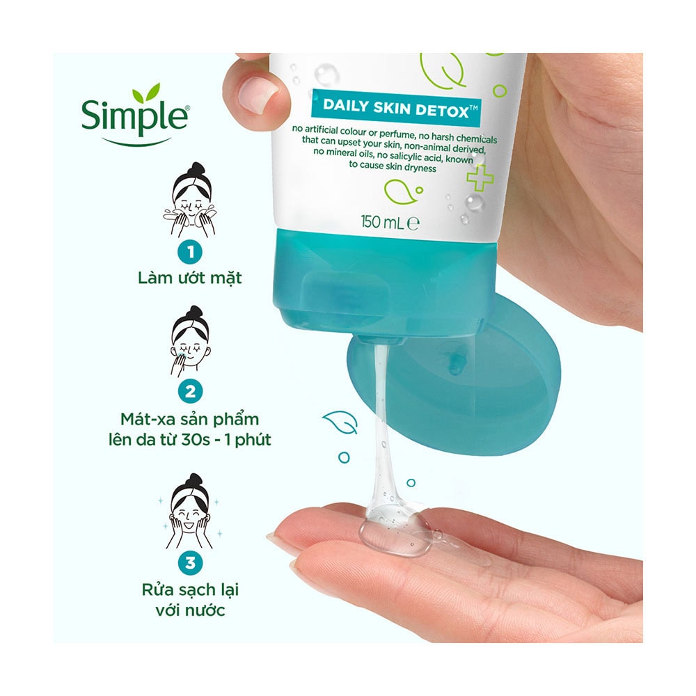 فیس واش پوست چرب سیمپل Daily Skin Detox