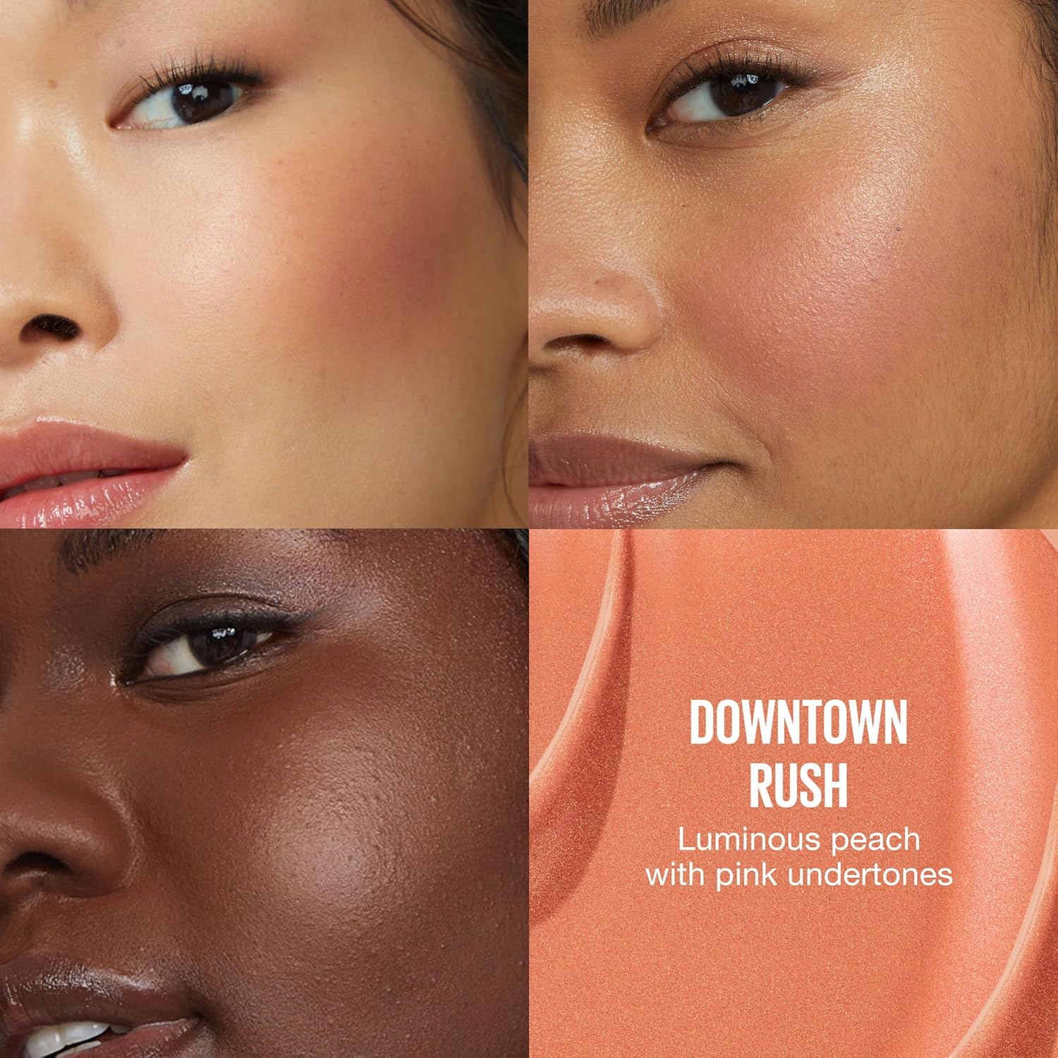رژگونه مایع میبلین SUN KISSER رنگ DOWNTOWN RUSH 01