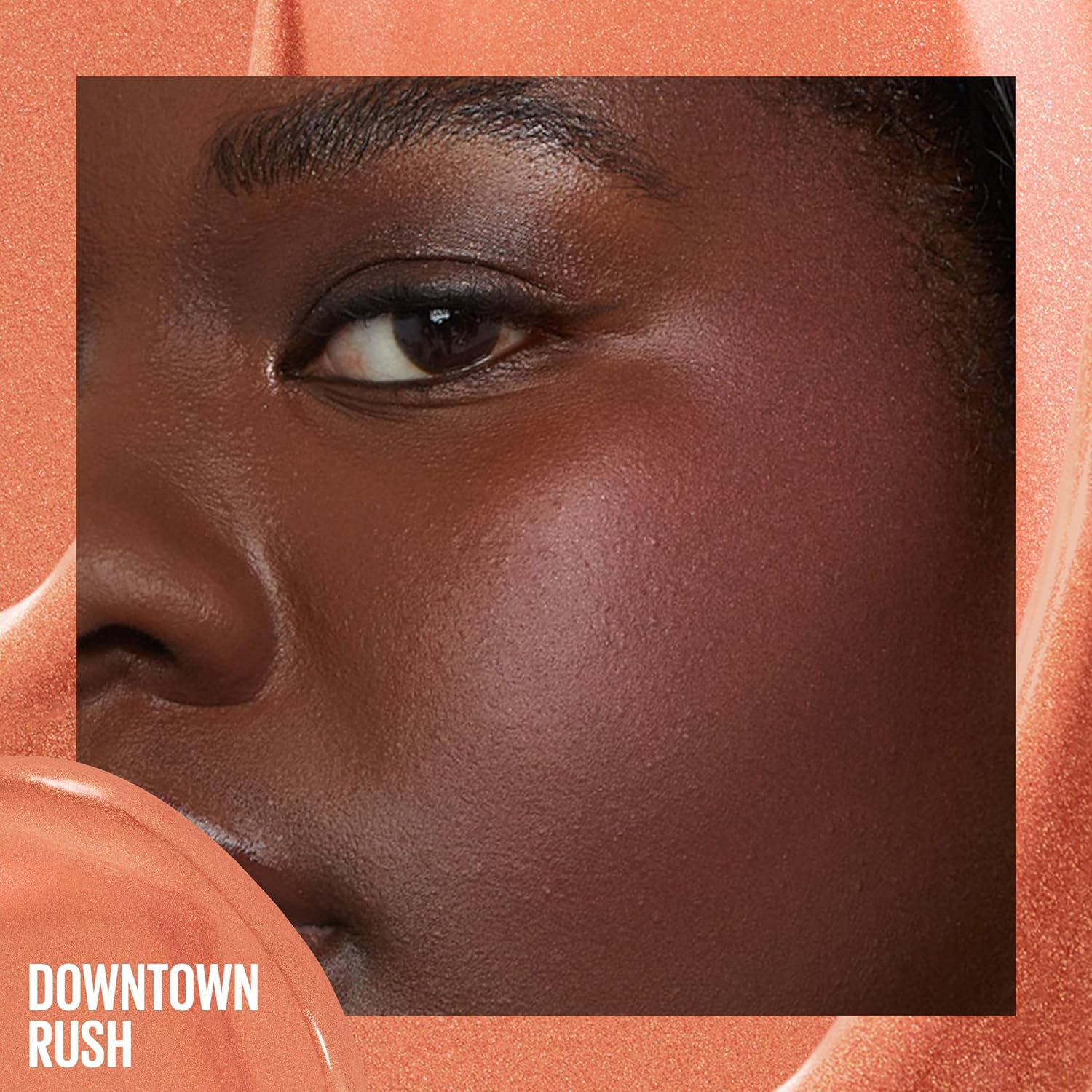 رژگونه مایع میبلین SUN KISSER رنگ DOWNTOWN RUSH 01