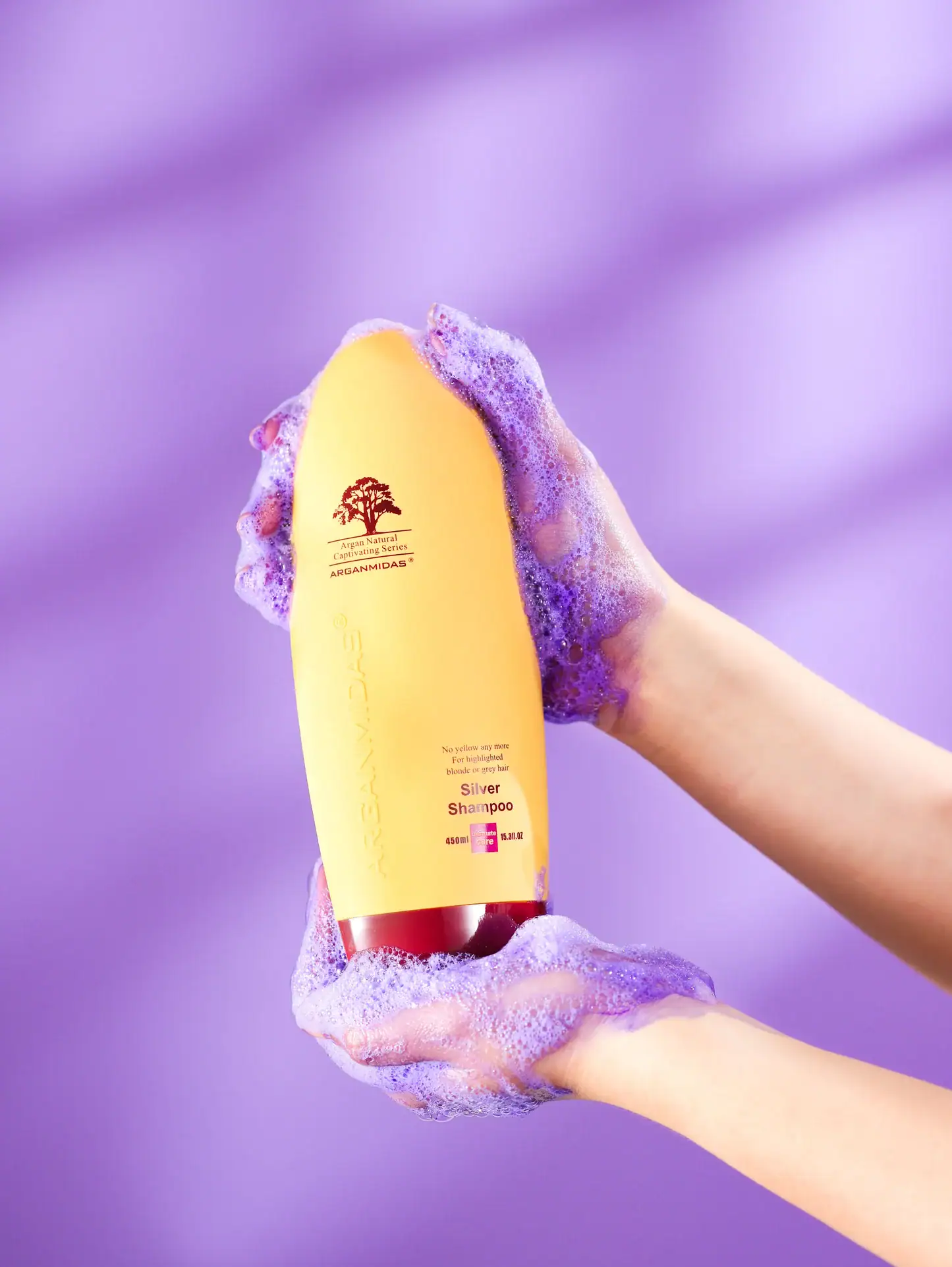 شامپو ضد زردی آرگان میداس SILVER SHAMPOO