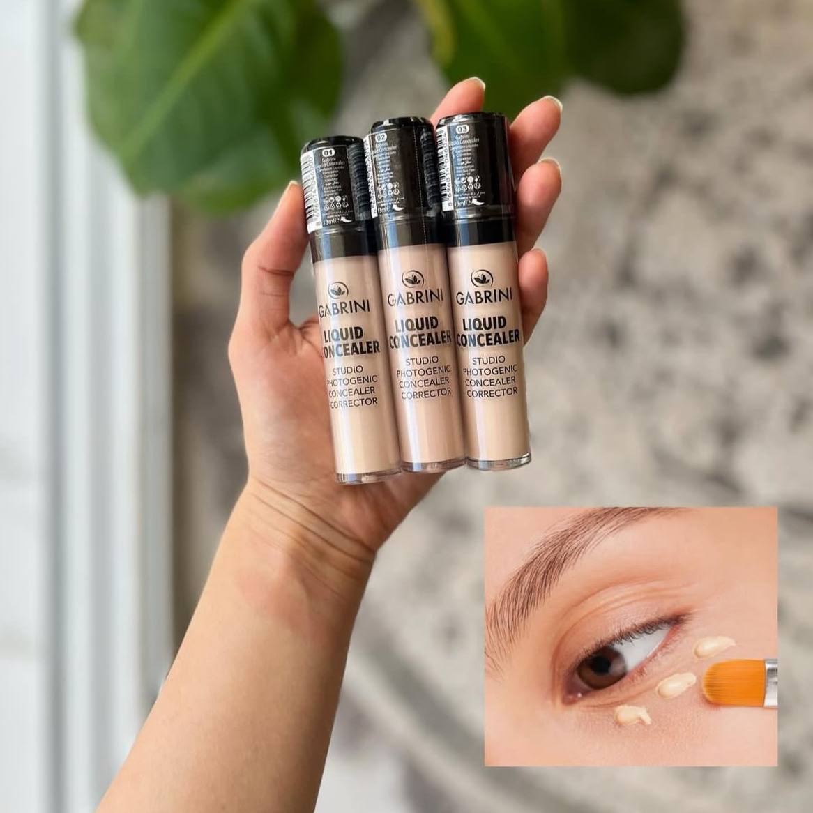 کانسیلر مایع گابرینی liquid concealer رنگ 103