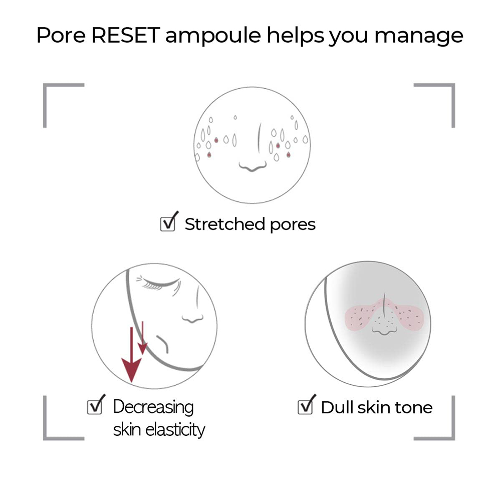 آمپول شات تنظیم منافذ نامبوزین pore reset 3