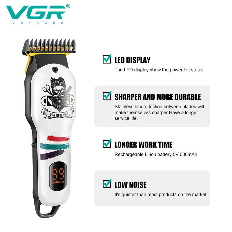 ماشین اصلاح موی سر و صورت وی جی ار Vgr 971