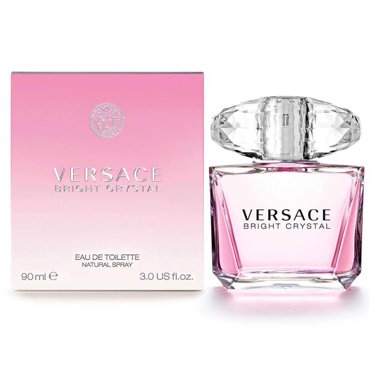 ادوتویلت زنانه کریستال ورساچه bright crystal حجم 90