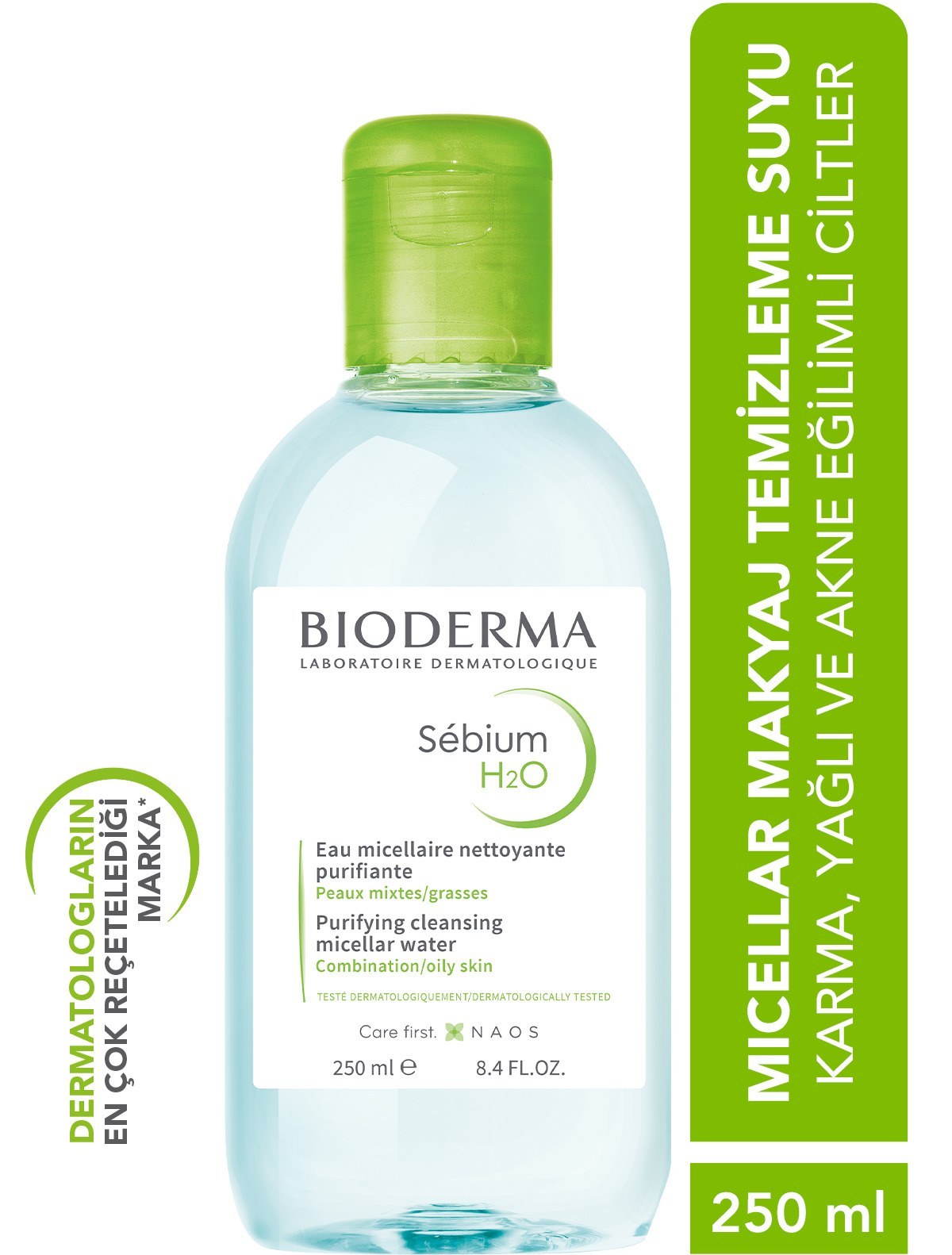 میسلار واتر بایودرما Sebium H2O حجم 250