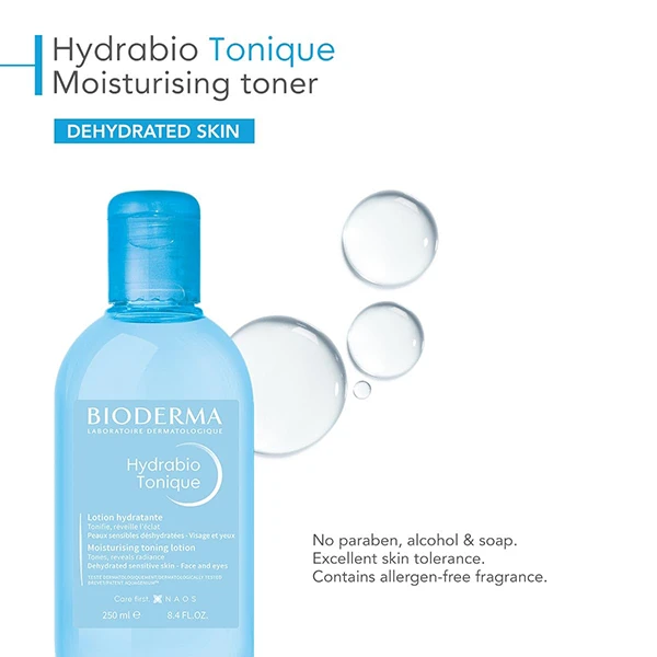 تونر آبرسان بایودرما hydrabio tonique حجم 250