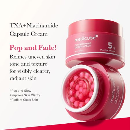 کرم کپسولی ضد لک مدی کیوب TXA + NIACINAMIDE 5% حجم 550