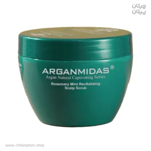اسکراب احیا کننده موی آرگان میداس ROSEMARY MINT حجم 300