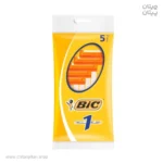 تیغ اصلاح یک‌بارمصرف بیک BIC 1 بسته ۵ عددی
