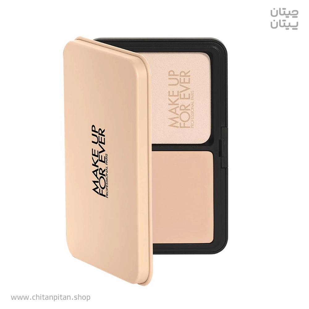 پنکک دوتایی میکاپ فور اور HD skoin matte velvet رنگ R02