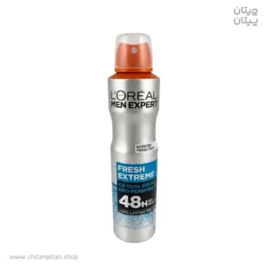 اسپری ضد تعریق مردانه لورال FRESH EXTREME حجم 250