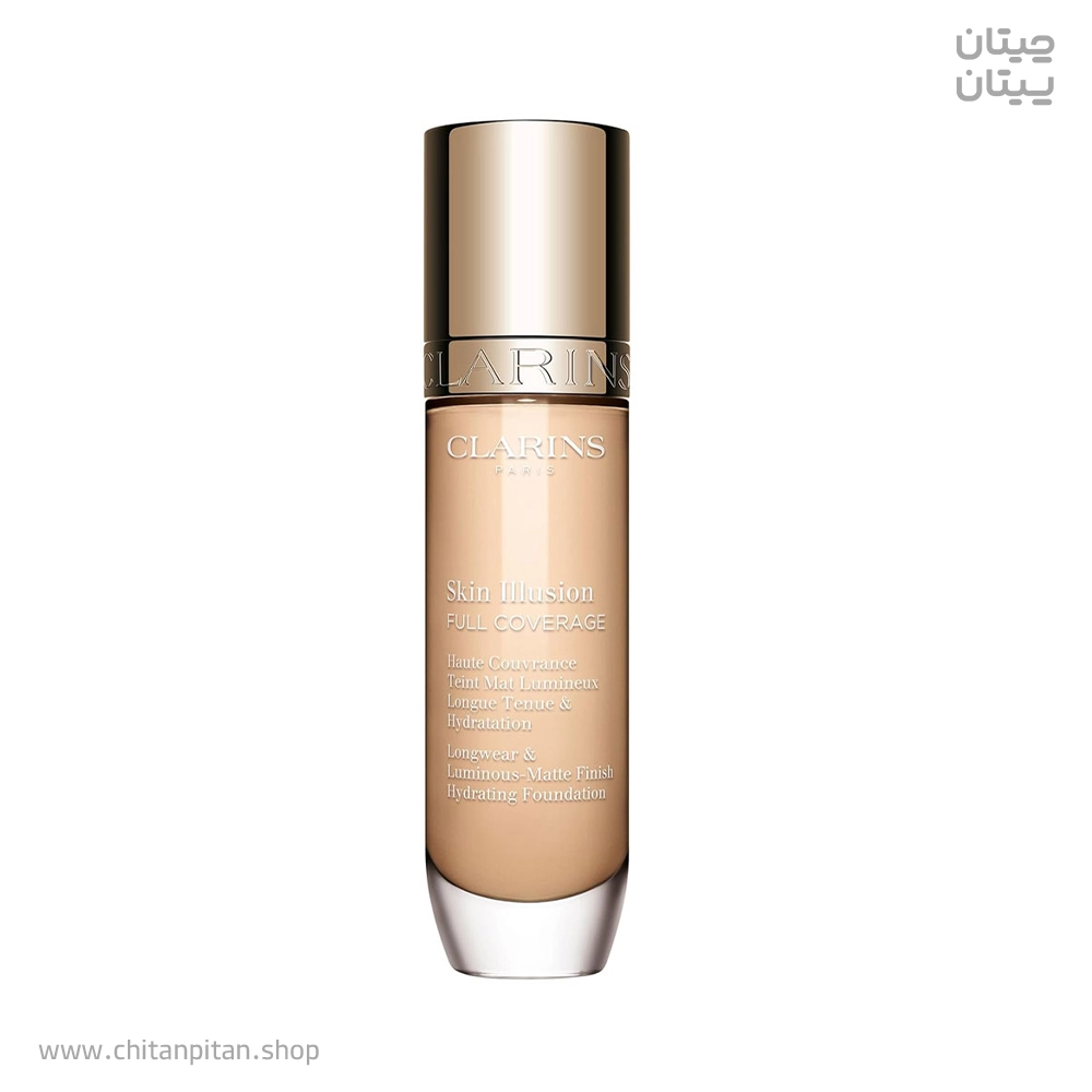 کرم پودر کلارنس Skin Illusion رنگ 108W حجم 30