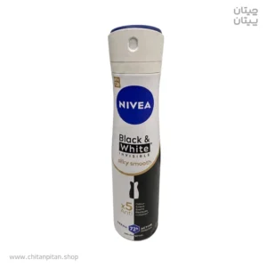 اسپری ضدتعریق زنانه نیوآ BLACK & WHITE silky smooth
