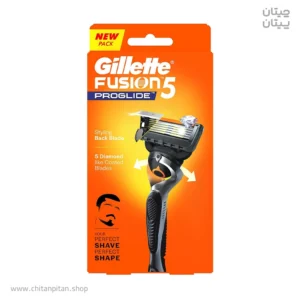 تیغ اصلاح مردانه ژیلت Fusion5 ProGlide به‌همراه دسته و یک تیغ یدک