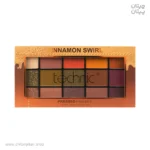 پالت سایه چشم ۱۵ رنگ تکنیک Cinnamon Swirl