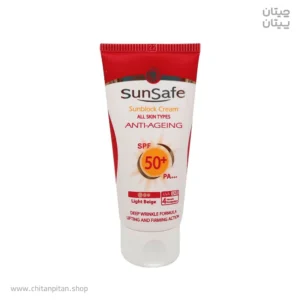 ضدآفتاب رنگی سان سیف ANTI AGEING SPF50 حجم 50