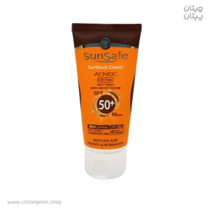 ضدآفتاب رنگی سان سیف ACNEIC SPF 50 حجم 50