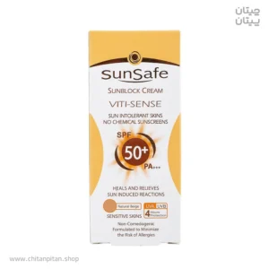 ضدآفتاب رنگی سان سیف VITI SENSE SPF 50 حجم 50