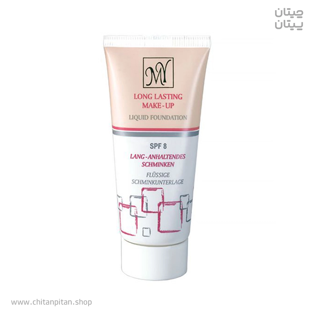 کرم پودر مایع تیوپی لانگ لستینگ SPF8 101 طبیعی my