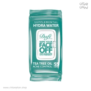 دستمال مرطوب پاک کننده آرایش دافی hydra water