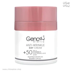 کرم ضد چروک روز گابا 50+ ژنوبایوتیک حجم 30