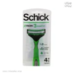 خود تراش شیک مدل Xtreme3 Sensitive Schick مجموعه 4 عددی