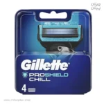تیغ یدک ژیلت مدل PROSHIELD CHILL بسته 4 عددی
