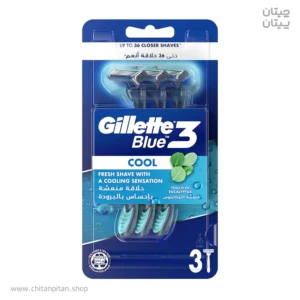 خودتراش مردانه ژیلت Gillette Blue3 Cool بسته 3 عددی