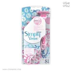 خودتراش یکبارمصرف ونوس مدل Simply Venus 8