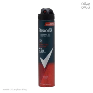اسپری مردانه 72 ساعته رکسونا ANTIBACTERIAL حجم 200