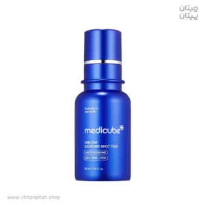 آمپول لایه بردار مدی کیوب One Day Exosome Shot 7500 حجم 30 میل