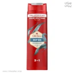 شامپو سر و بدن مردانه اولد اسپایس Old Spice Deep Sea 3in1 حجم 400