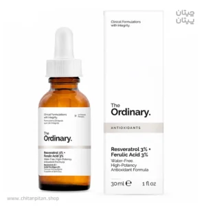 سرم آنتی‌اکسیدان اوردینری Resveratrol 3% + Ferulic Acid 3% حجم 30