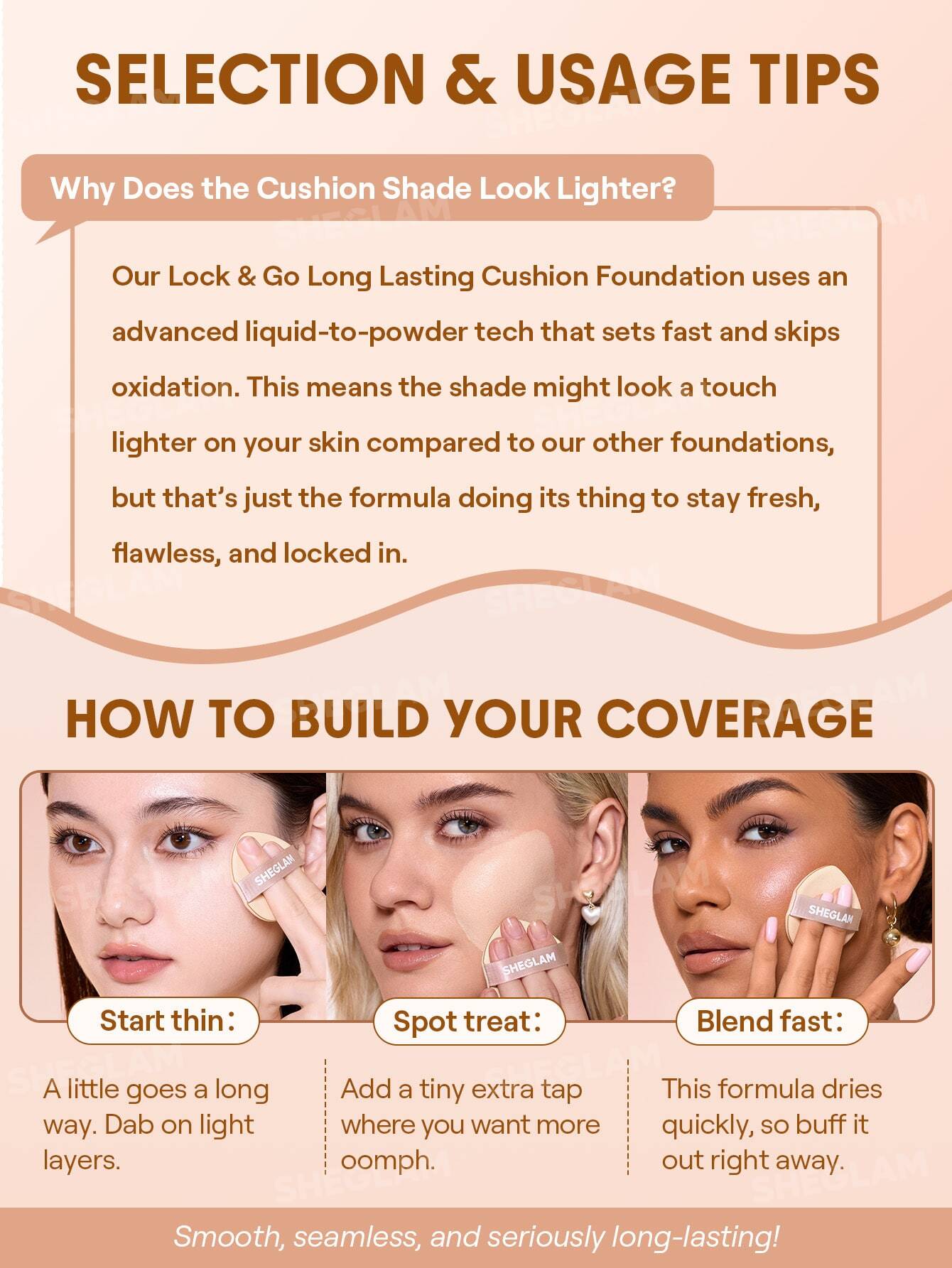 کوشن مات شیگلم Matte Cushion Foundation رنگ Nude